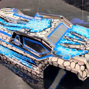 RADIANZ Arrma Typhon Grom Iron Trek Airbrush Lexan Body - Dinosaur