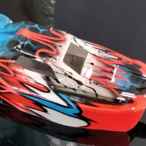 RADIANZ Micro-B Retro Airbrush Lexan Body – Inferno