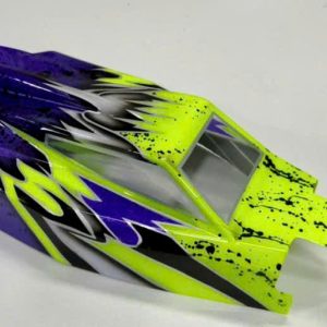 RADIANZ LOSI 22B BISON 4.0/5.0 Airbrush Lexan Body - Cheetah